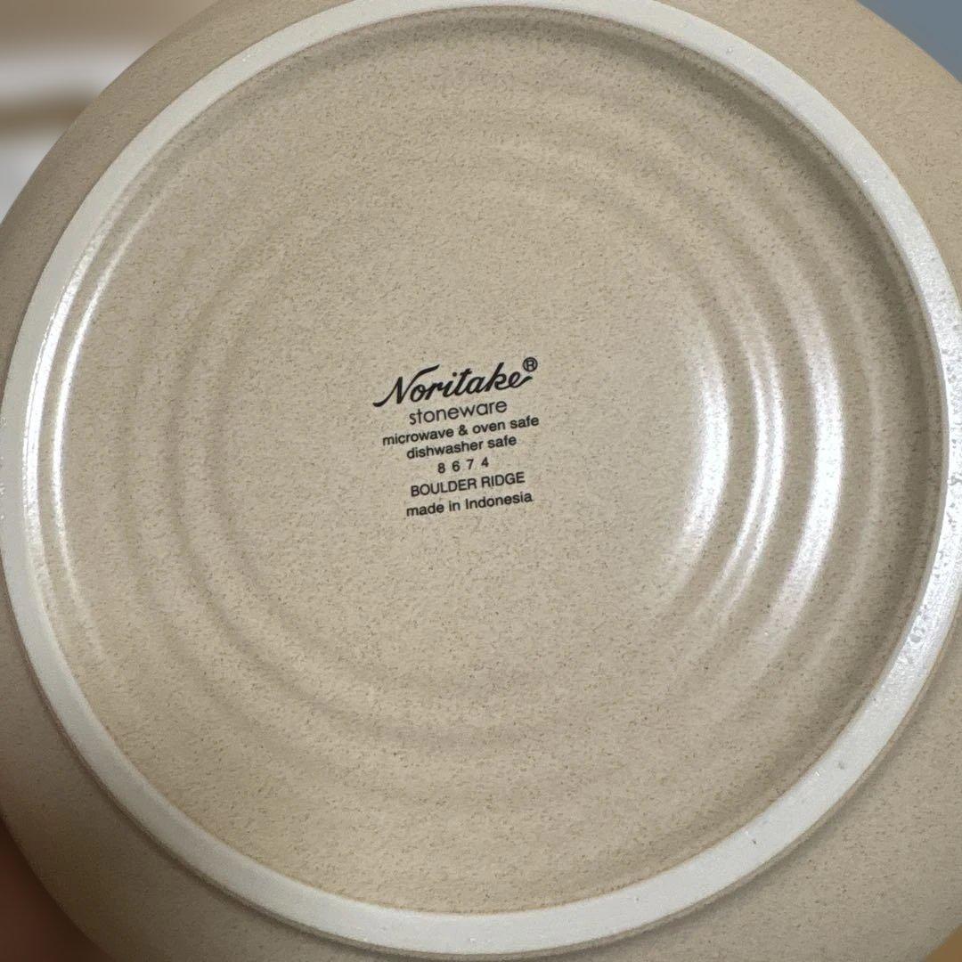 ノリタケ ボルダーリッジ　マグカップモーニングセット　プレート　サラダボウル