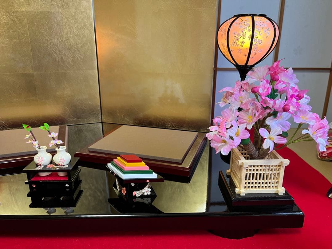 親王飾り　1216 五角形飾り台セット