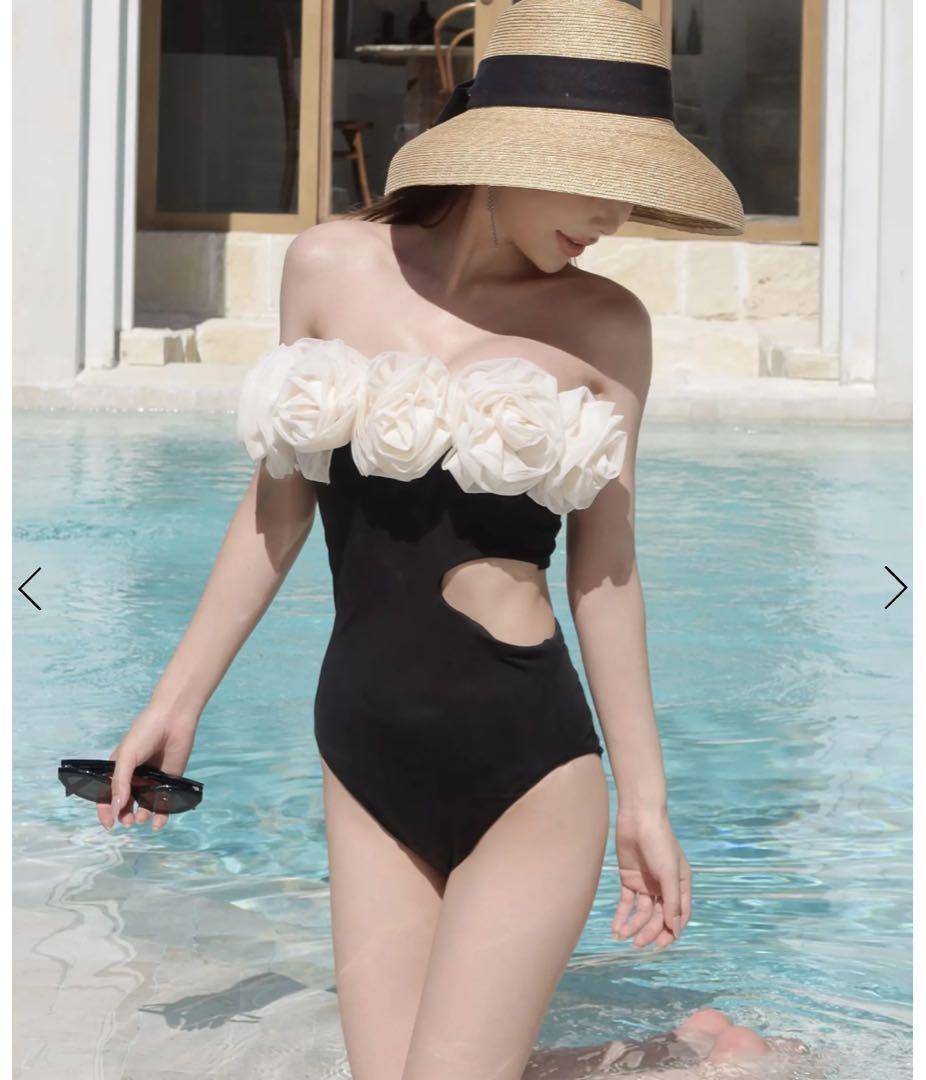 タグ付きeimy istoire Flower motifカッティングワンピース