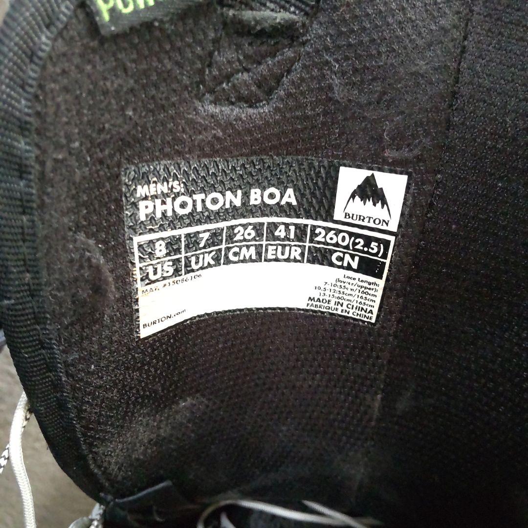 BURTON フォトンBOA スノーボードブーツ 26cm