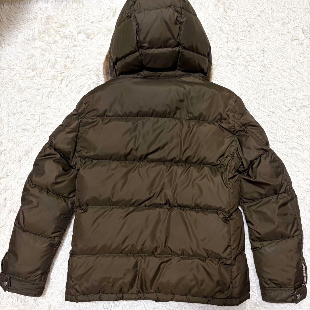BURBERRY BLACKLABEL バーバリーダウンジャケットカーキＬ