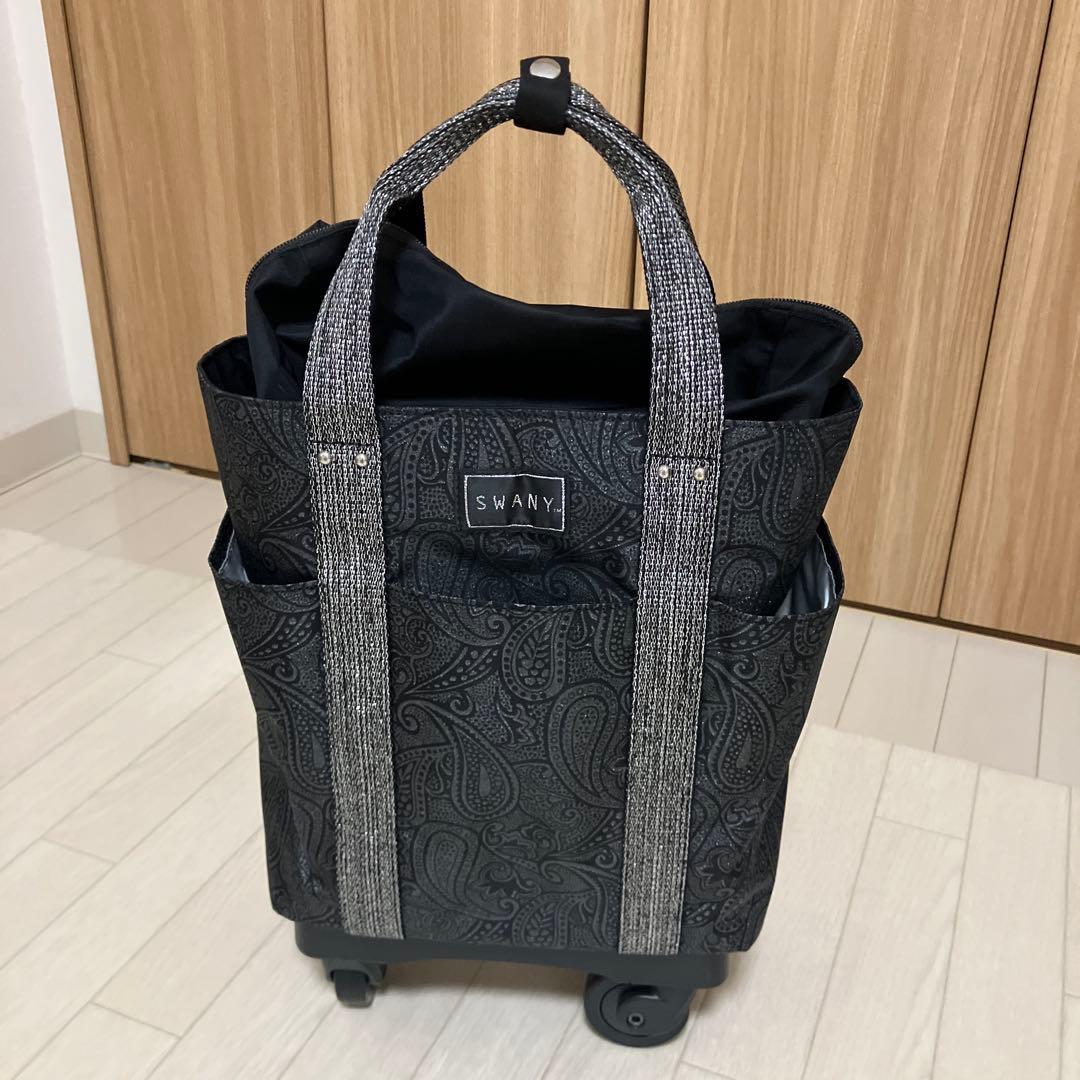 SWANY ペイズリー柄 ブラックキャリーTS15 ブラック 未使用に近い