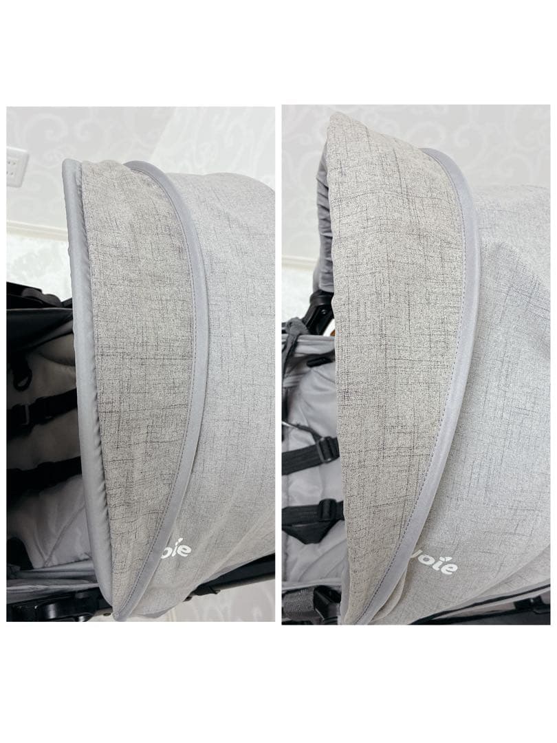 Joie ジョイー 2人乗りベビーカー エヴァライトデュオ グレーフランネル