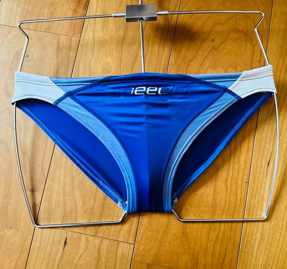SPEEDO アクアスペック RQ632 ブルー×ホワイト　Mサイズ 競パン