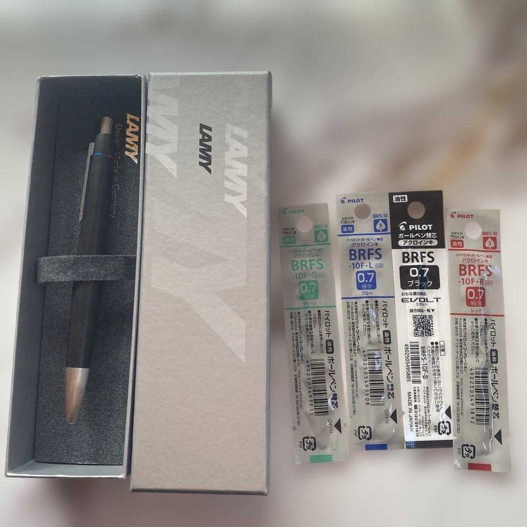LAMY 2000 4色ボールペン＋替え芯セット