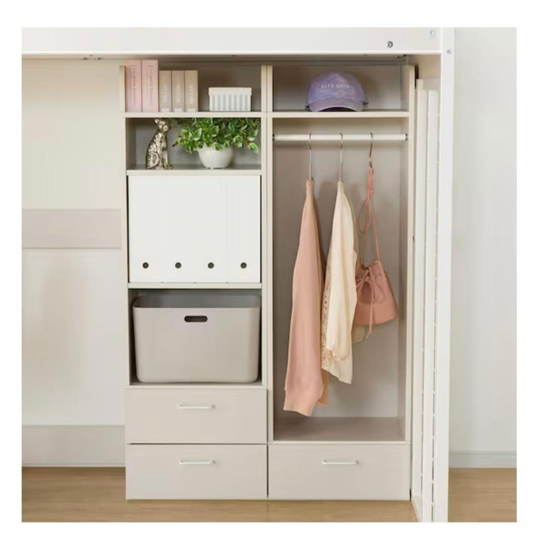 ☆美品・値下げ交渉可☆ロフトベッド（ニトリ）｜おまけ付き