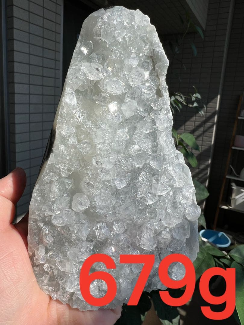 アポフィライト　台座付き　魚眼石 パワーストーン クラスター　自然石　原石②