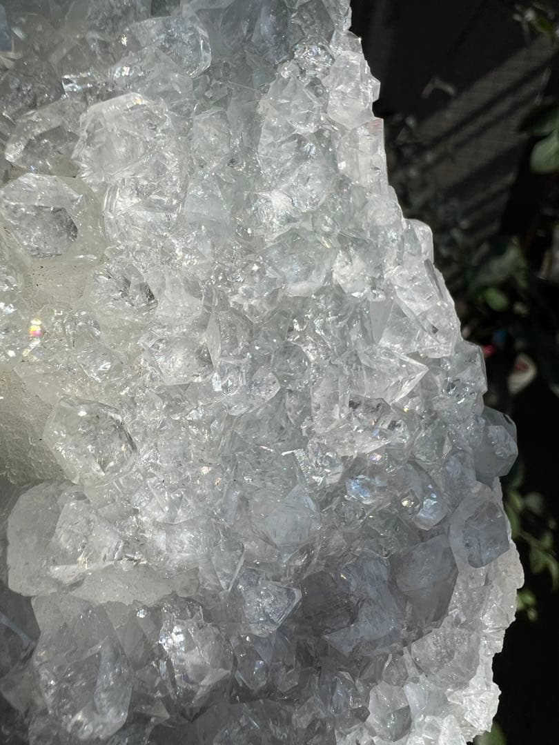 アポフィライト　台座付き　魚眼石 パワーストーン クラスター　自然石　原石②