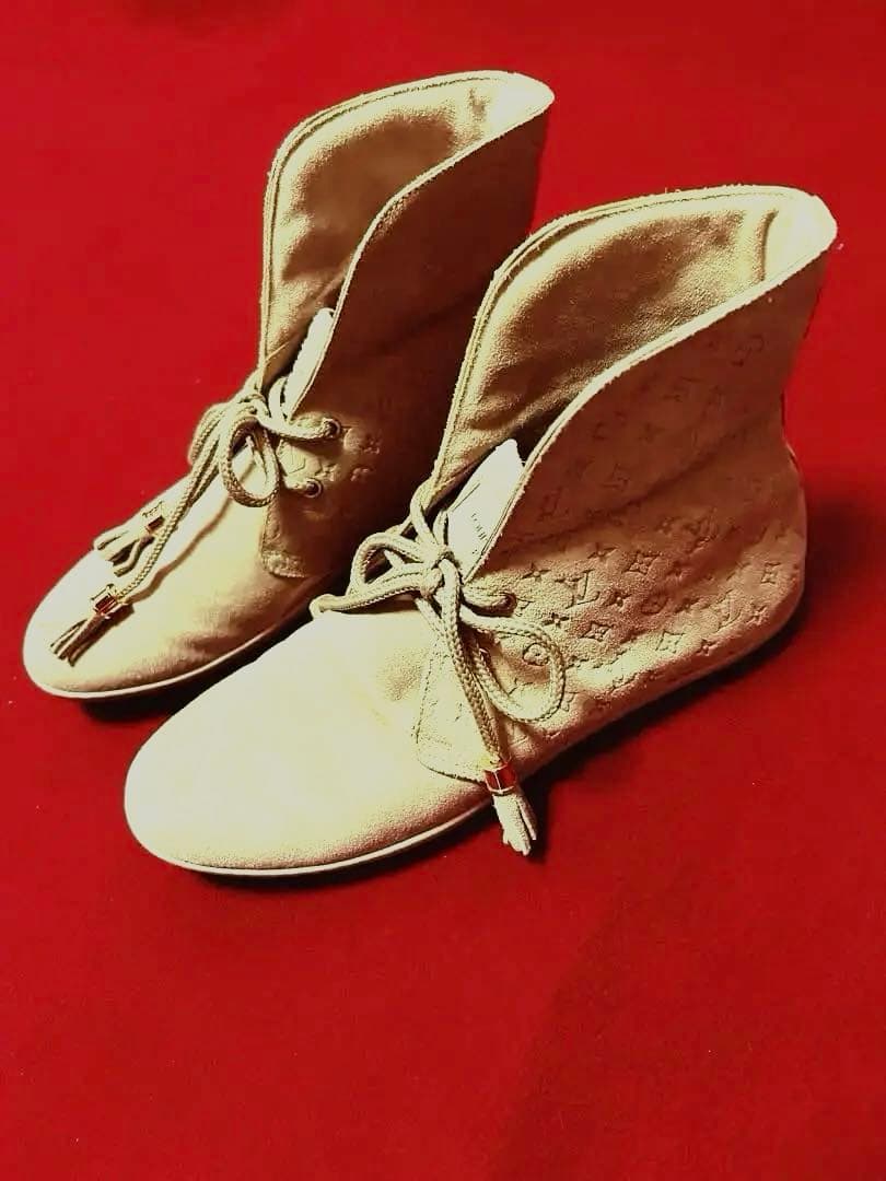 ルイ・ヴィトン スエード ハイカットブーツ ハッピー