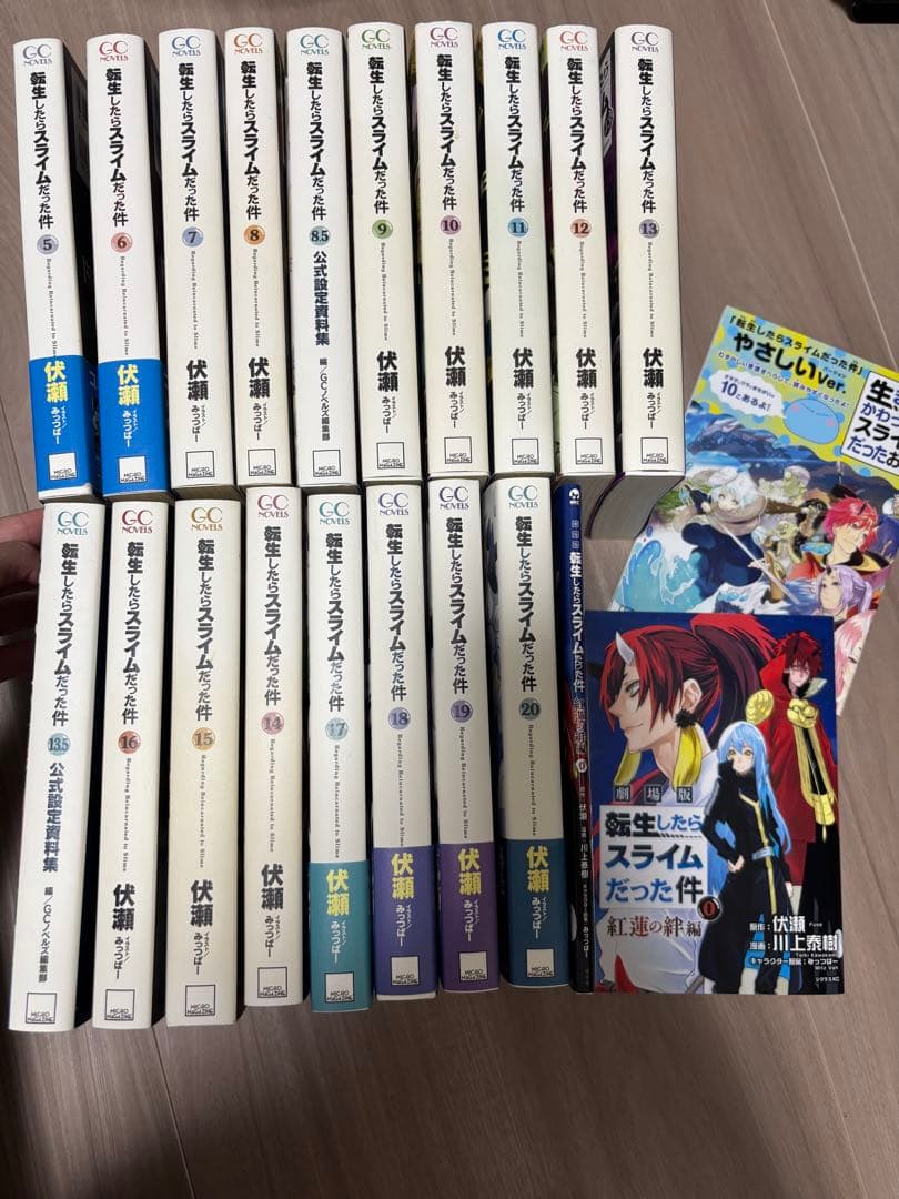 転生したらスライムだった件 5~20巻セット