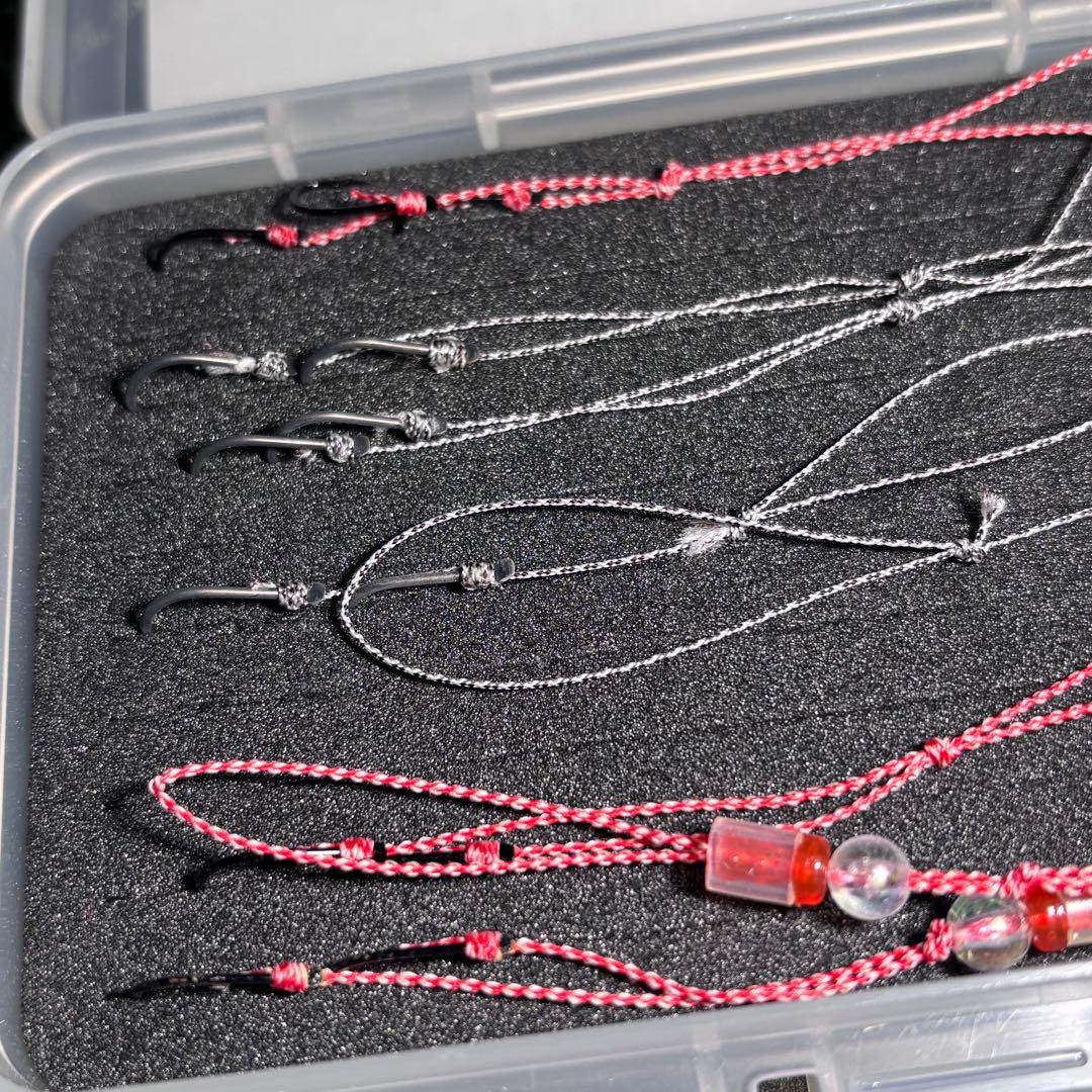 タイラバ　タングステン TG スカート フック ケース