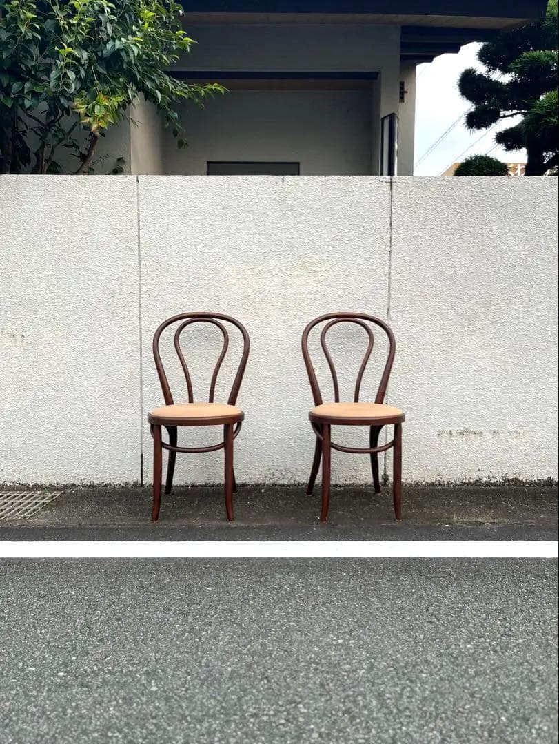 【オシャレ大好きマダム様リクエスト】532 秋田木工 ベントウッドチェア ①②