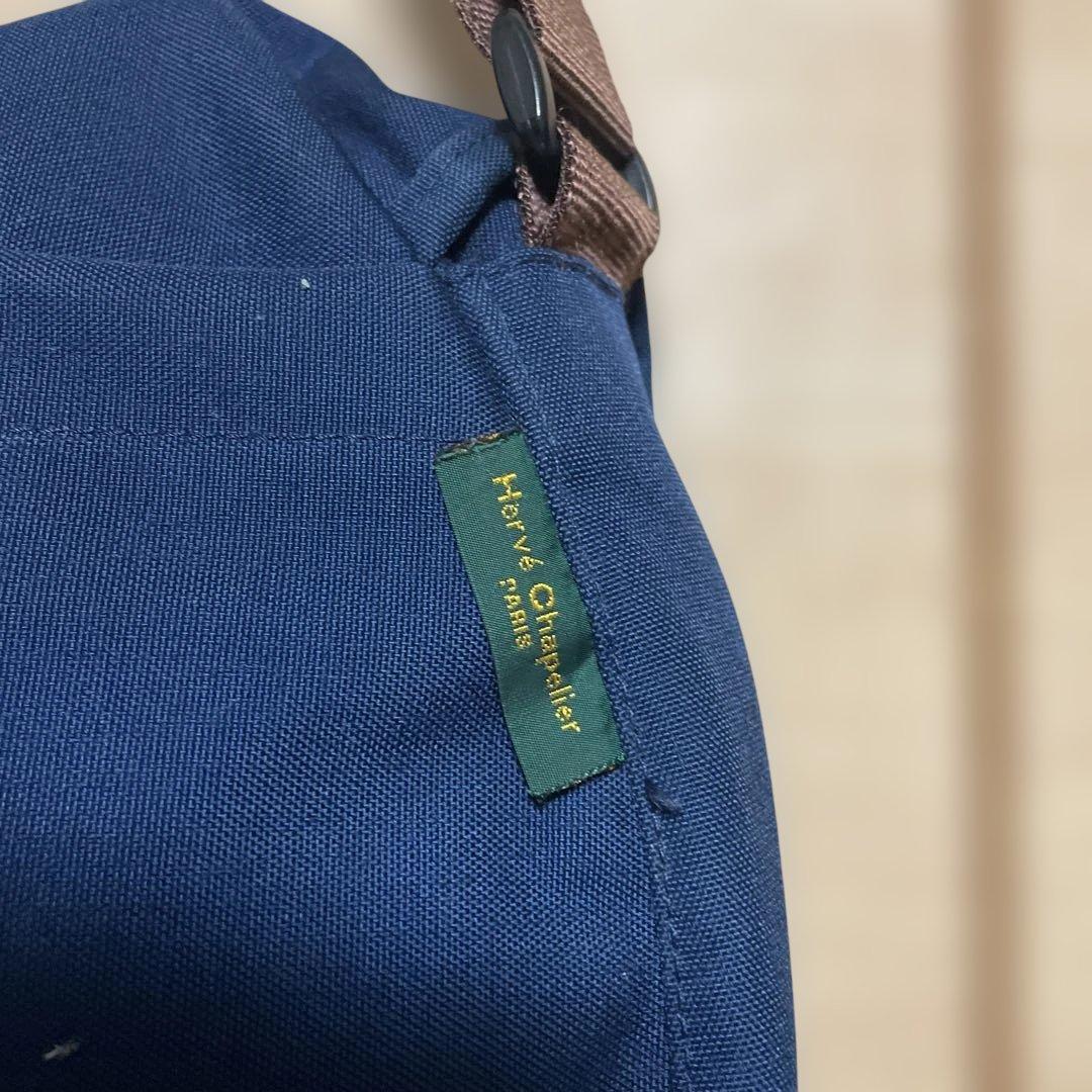 希少フランス製【エルベシャプリエ】廃盤メッセンジャーバッグ ショルダー フラップ