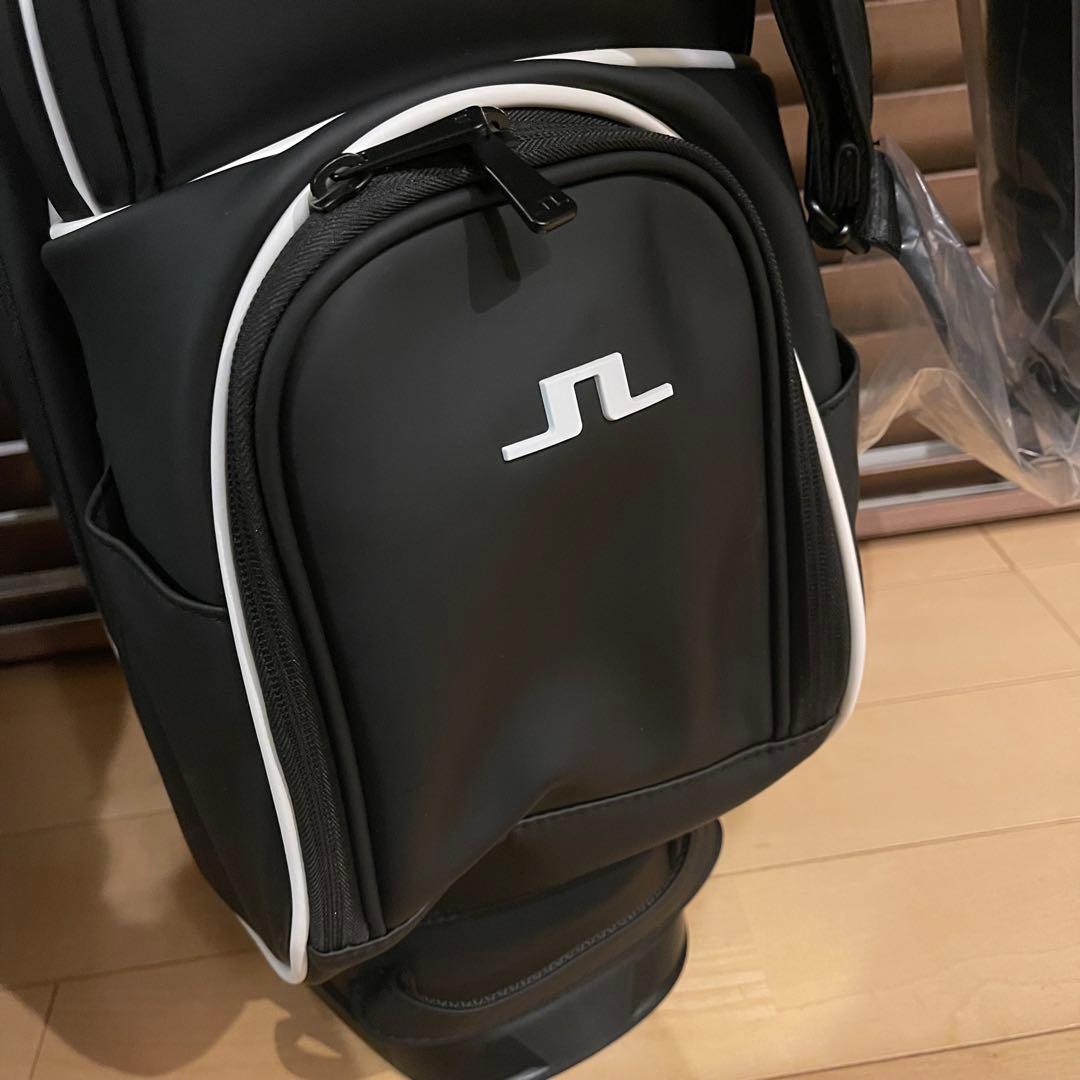 新作J.LINDEBERG ジェイリンドバーグ 高級 キャディバッグ カーボン黒