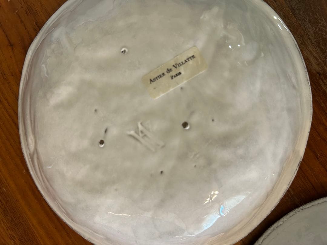 Astier de Villatte アスティ ロビンソン スーププレート小3枚