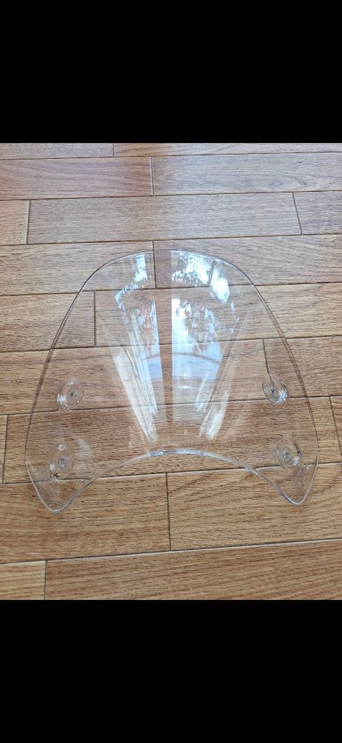 トライアンフ　ストリートツイン900 クリアシールドとブラック取り付け金具セット