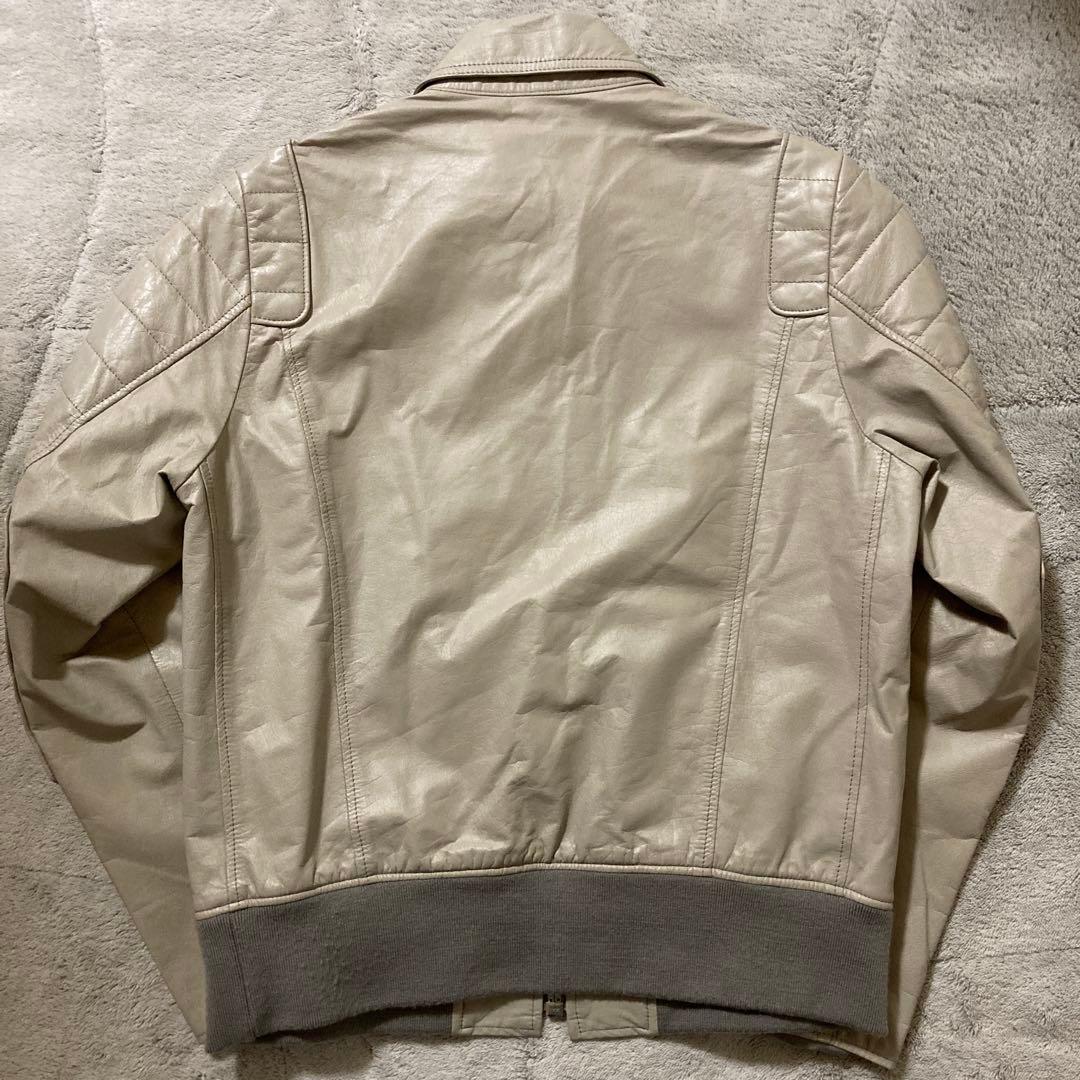 美品　UNDERCOVERISM パデッドレザージャケット　H4202-1