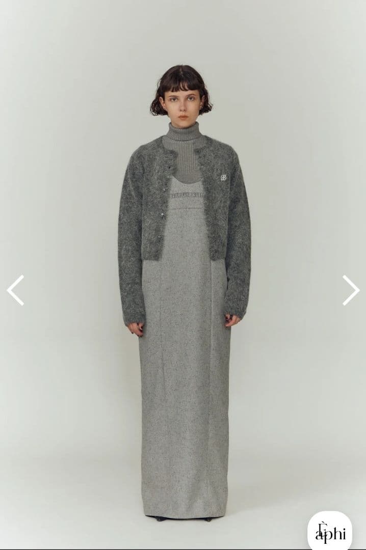 ス*ノ様 eaphi ALPACA MOHAIR CARDIGAN