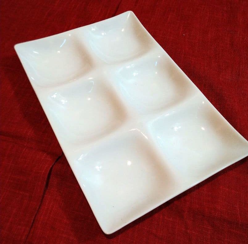 ♥九谷焼 司峰作３盛皿♦グッドデザイン・プレート賞受賞６・９盛皿７皿