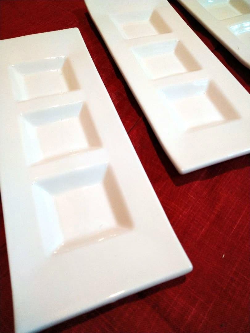 ♥九谷焼 司峰作３盛皿♦グッドデザイン・プレート賞受賞６・９盛皿７皿