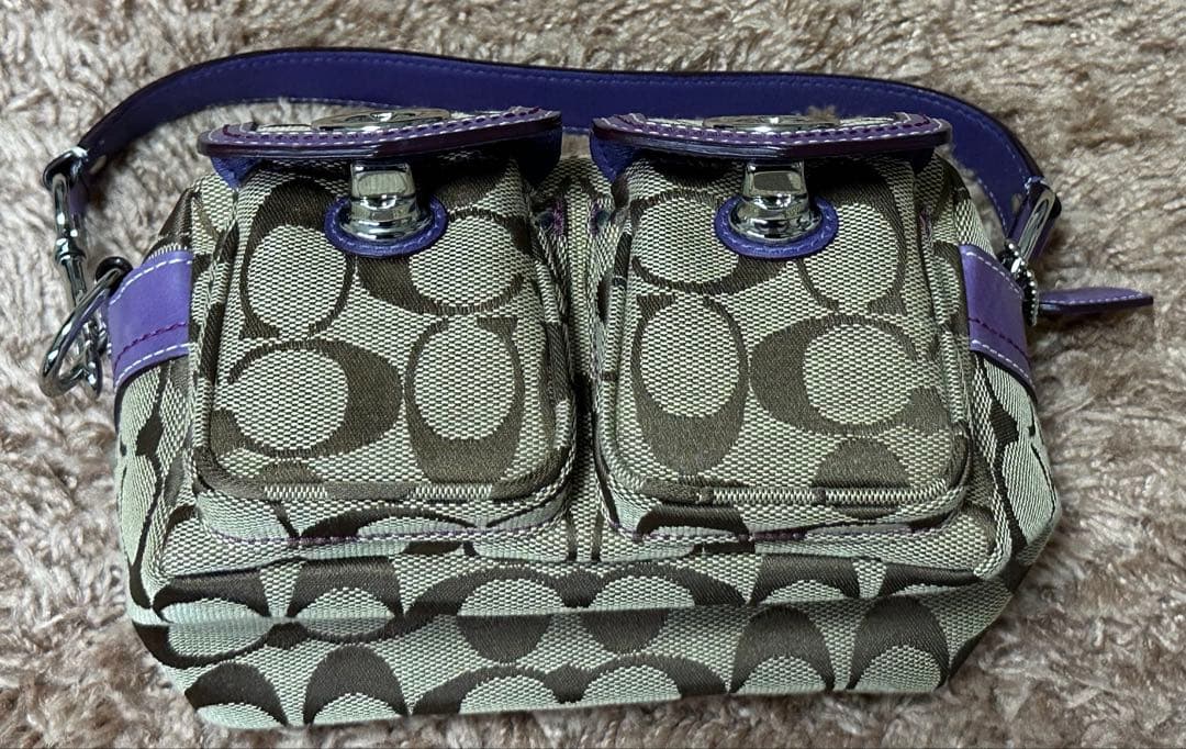 ★Coach/ダブルポケットポーチ