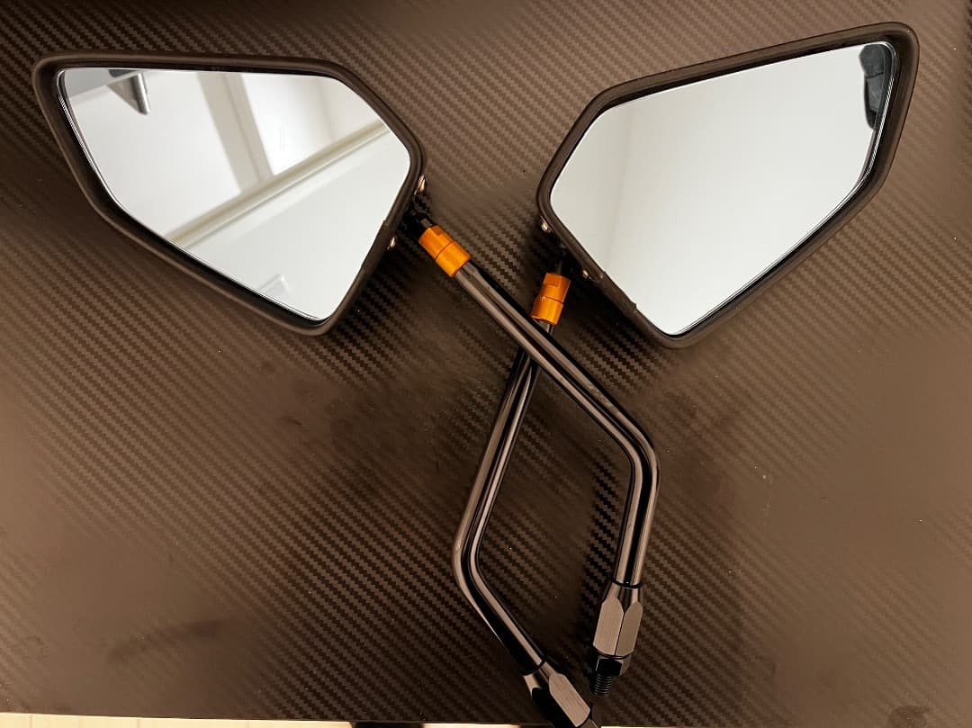 希少 A-TECH エーテック　カーボンミラー