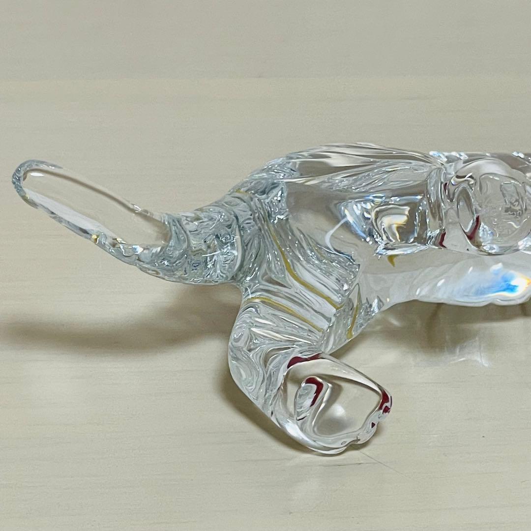 Baccarat バカラ 干支 寅 クリスタル 金彩 フィギュリン 置物