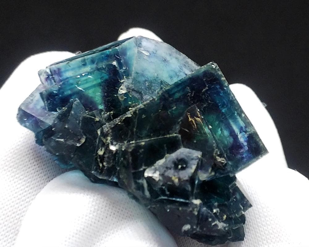 382 オコルス鉱山 フローライト ブルー グリーン パープル 蛍石