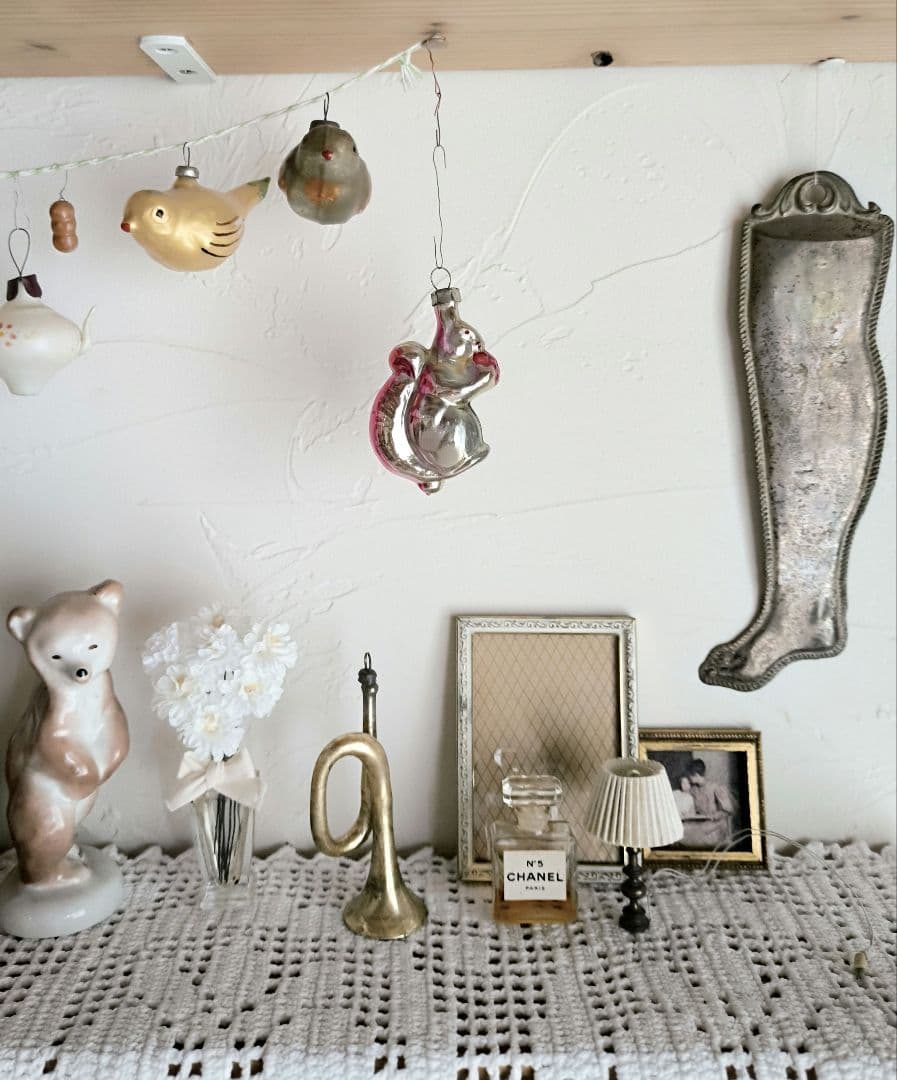 【55dice さま】 vintage ornament ❀ トランペット