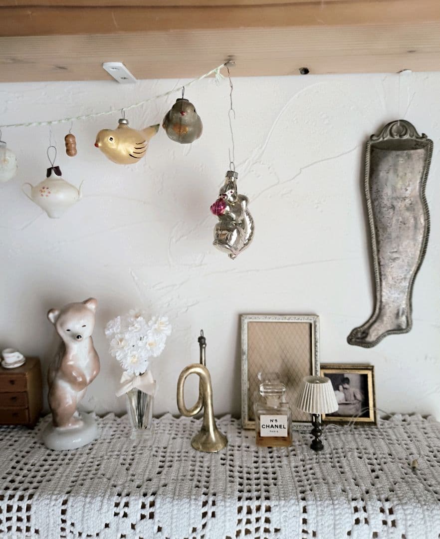 【55dice さま】 vintage ornament ❀ トランペット