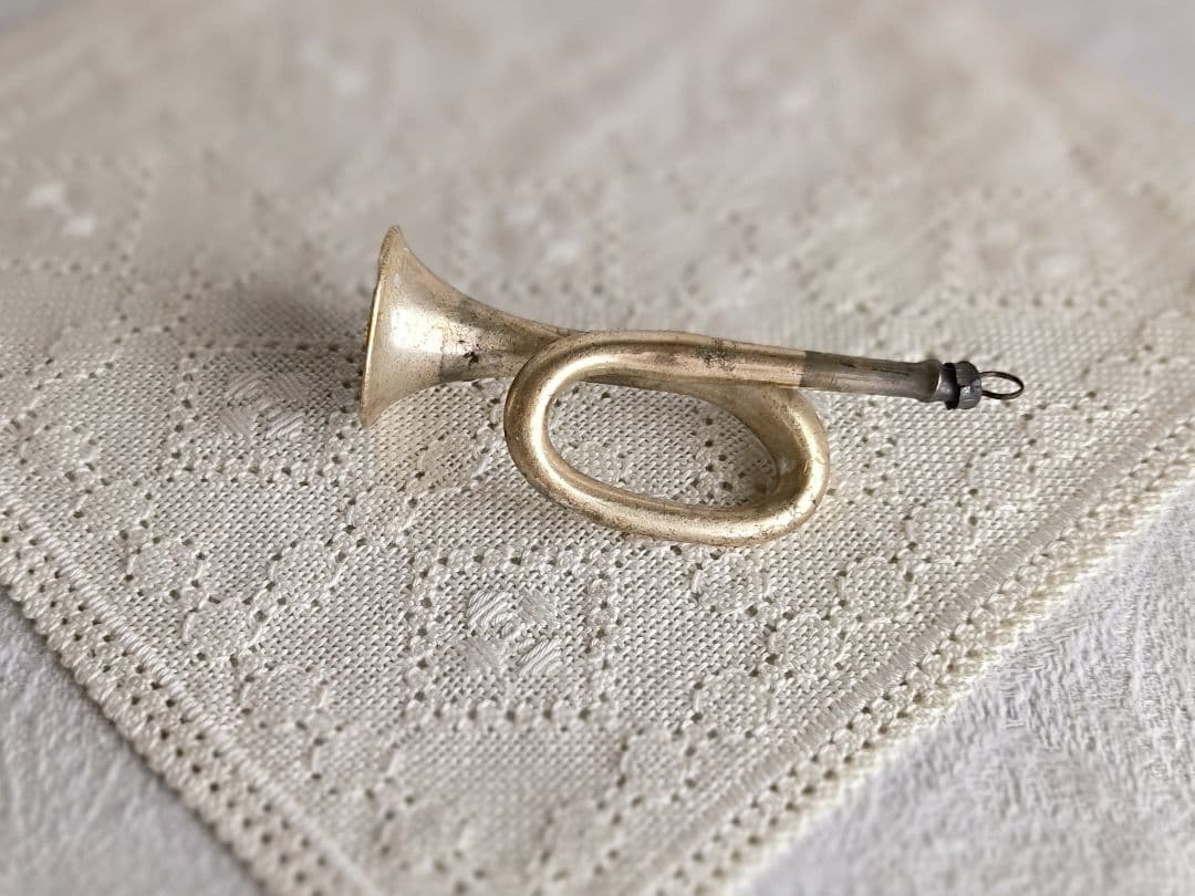 【55dice さま】 vintage ornament ❀ トランペット