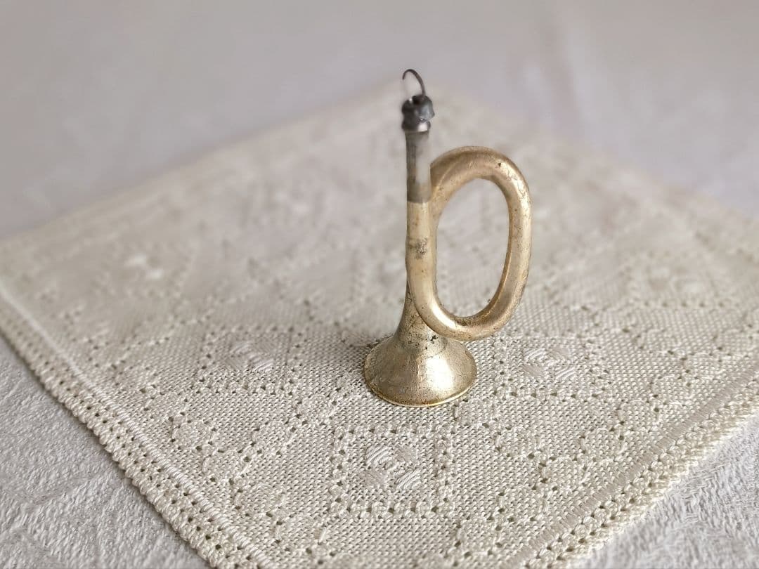 【55dice さま】 vintage ornament ❀ トランペット