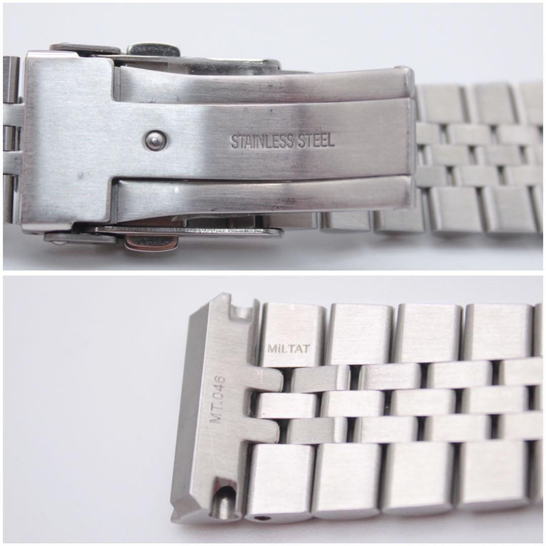 美品 MiLTAT タイコノート ジュビリー 22mm→18mm 余りコマ付