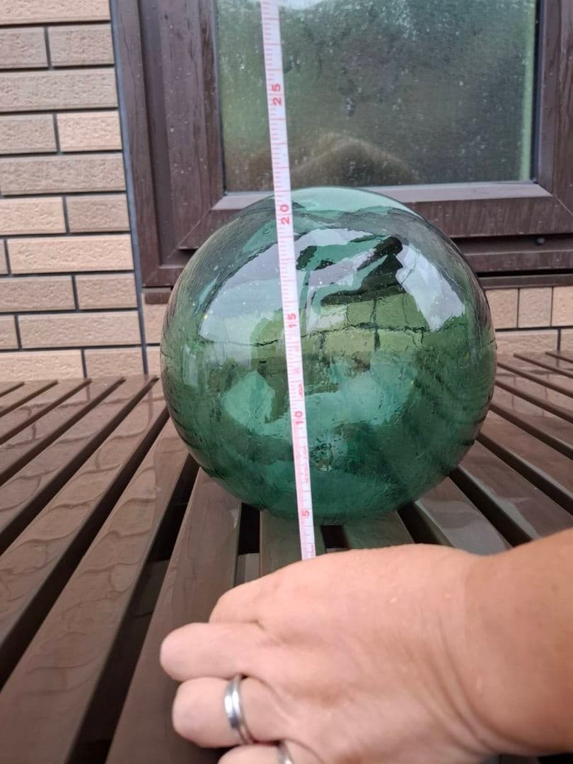 ガラス球 約20cm 30㎝セット