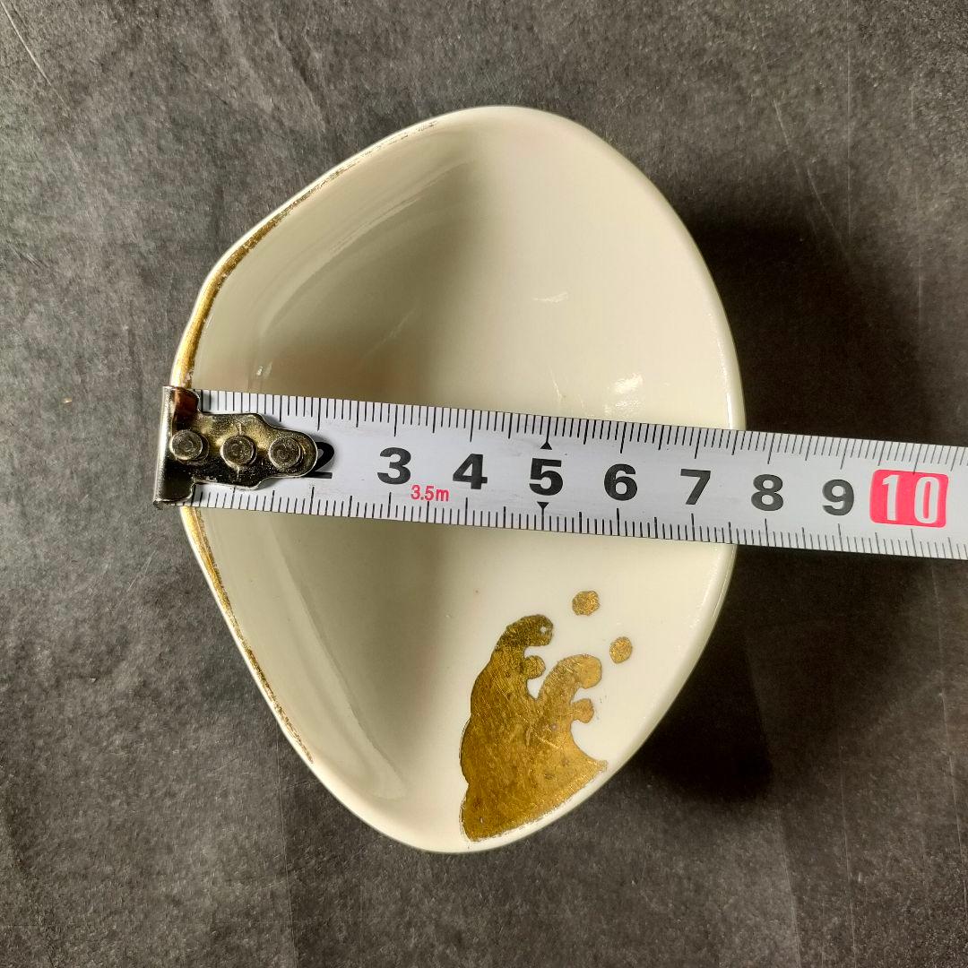 C10-2/金彩波文銘々皿 大皿10客・小皿10客/和食器/懐石料理/懐石道具