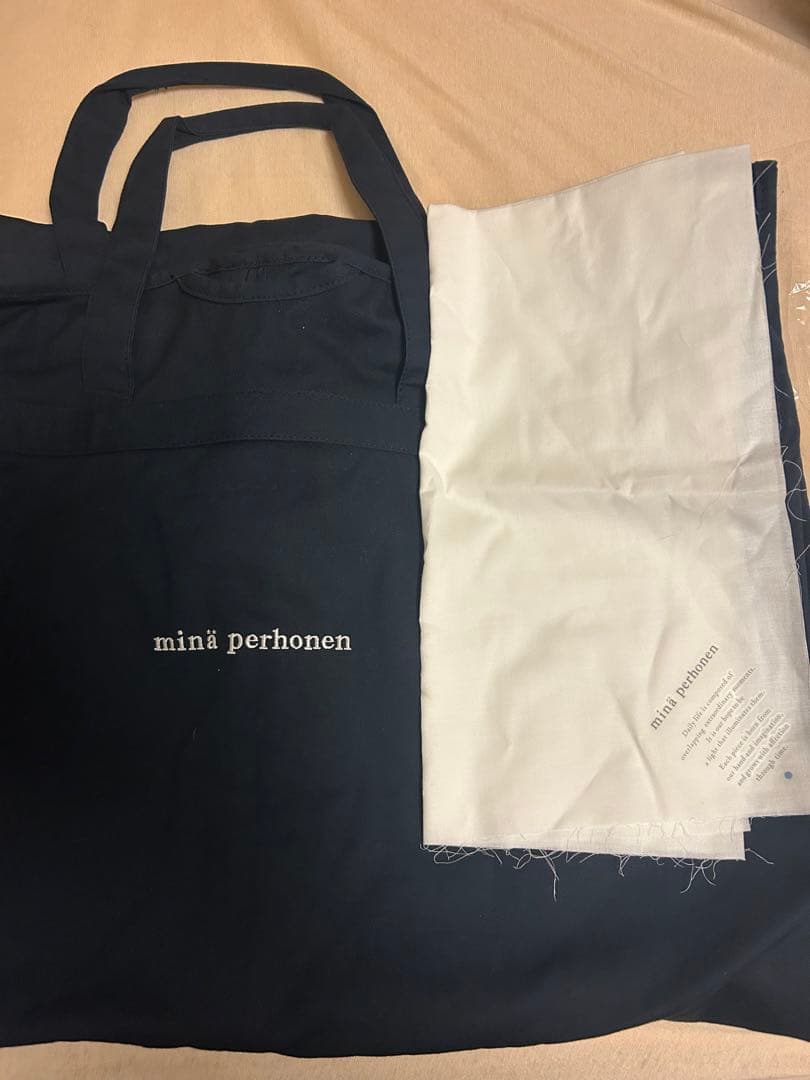 mina perhonen ミナペルホネン ロングコート38※コートカバー2つ付