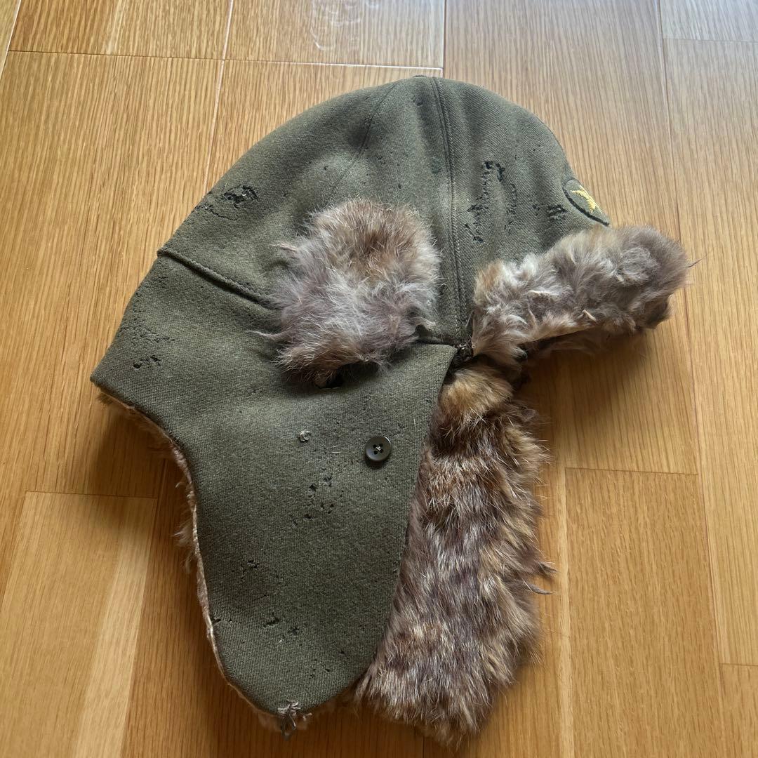 日本軍　防寒帽　実物