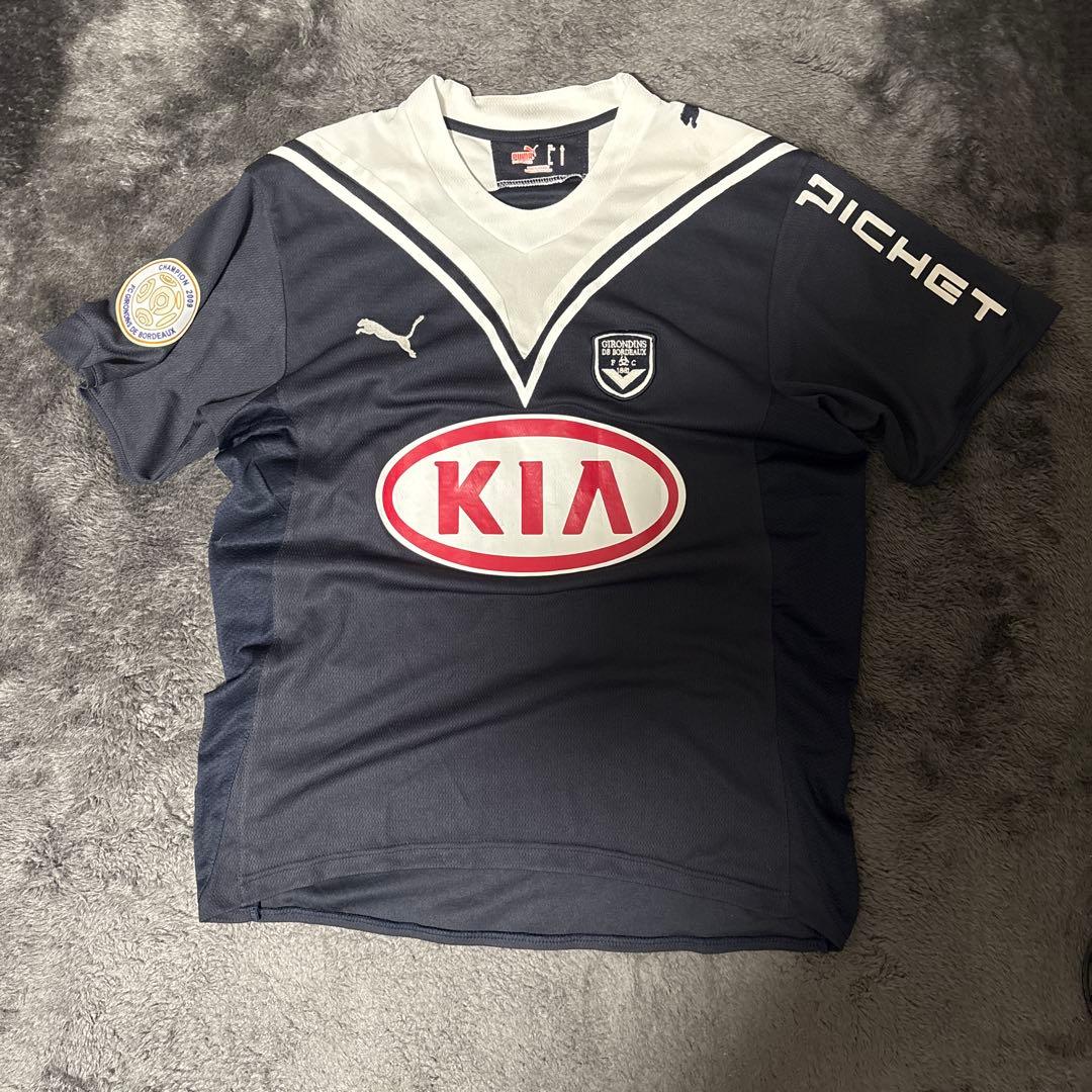 ボルドー　15/16 サッカーユニフォーム　グルキュフ　優勝パッチ付