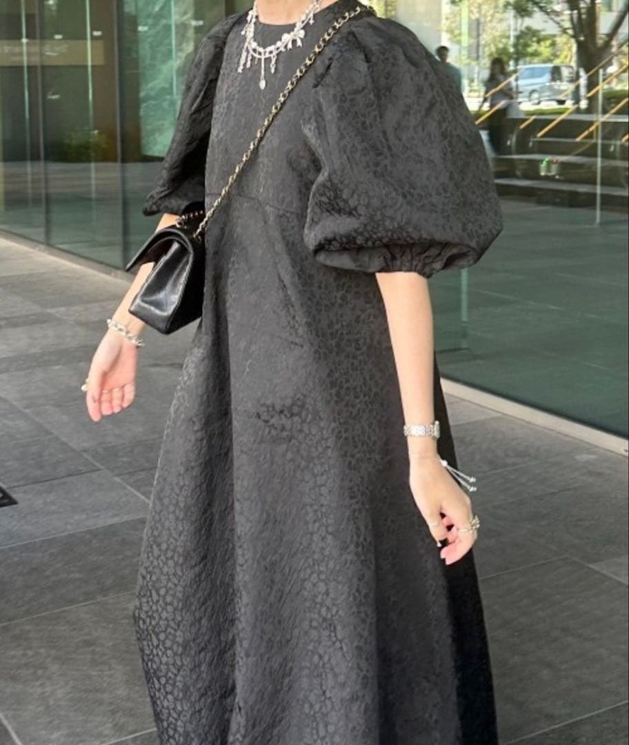 【PERNA】ワンピース/ドレス/黒/オケージョン