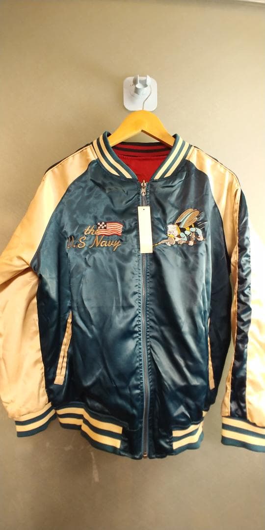 U.S. NAVY BVC スカジャン　Lサイズ