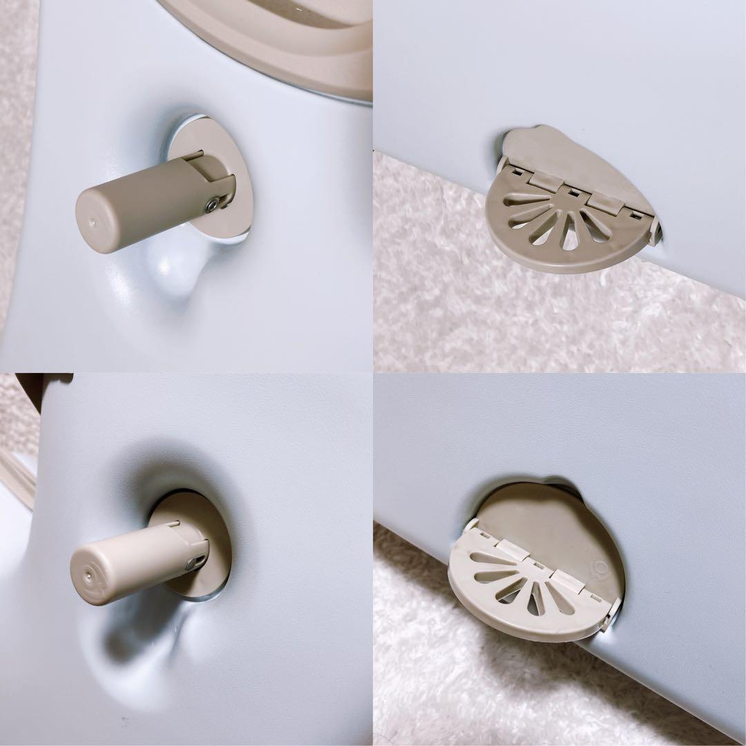 美品✨NORICCO ノリッコ　子供が乗れるキャリーケース　ライトブルー