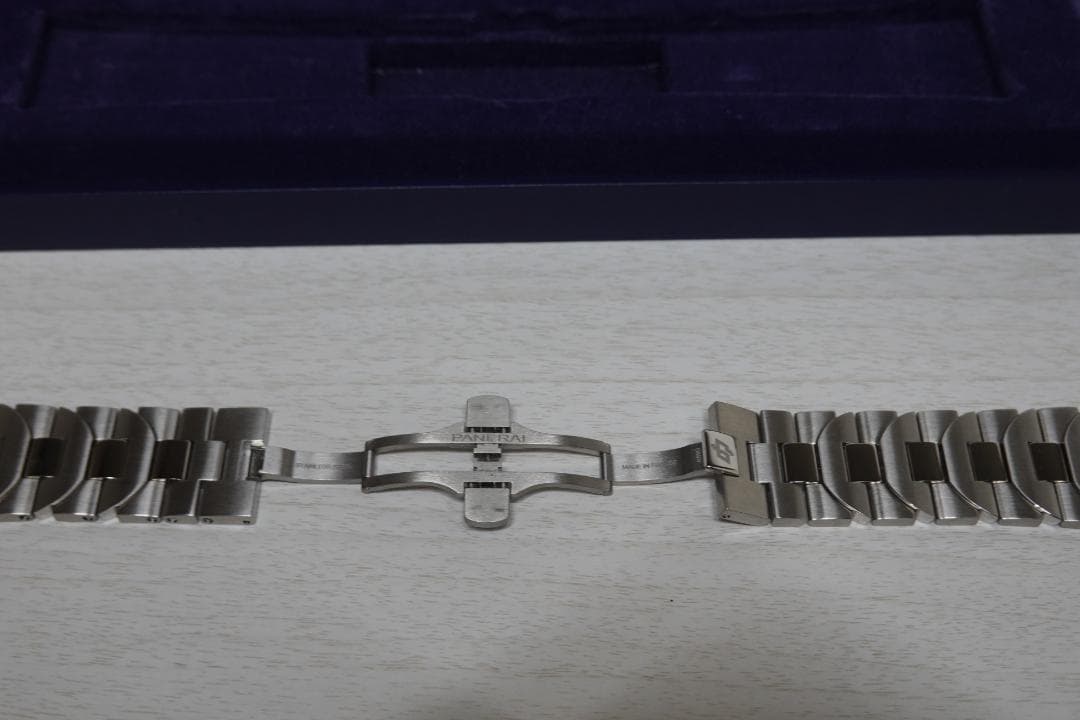 美品 PANERAI パネライルミノールメタルブレスレット24ミリ幅