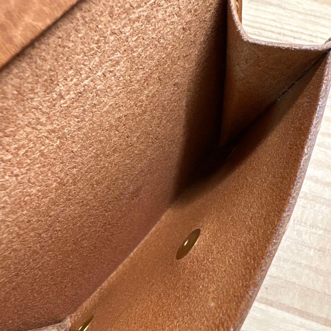 NORDFELD ノルドフェルド 二つ折り財布 キャメル