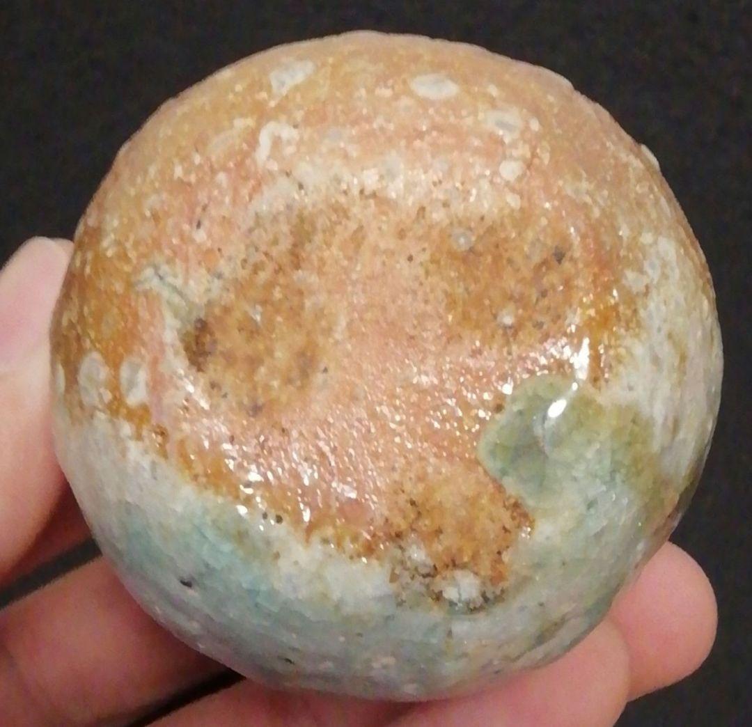 谷清右衛門作　信楽焼　茶入　共箱　仕服付　茶道具