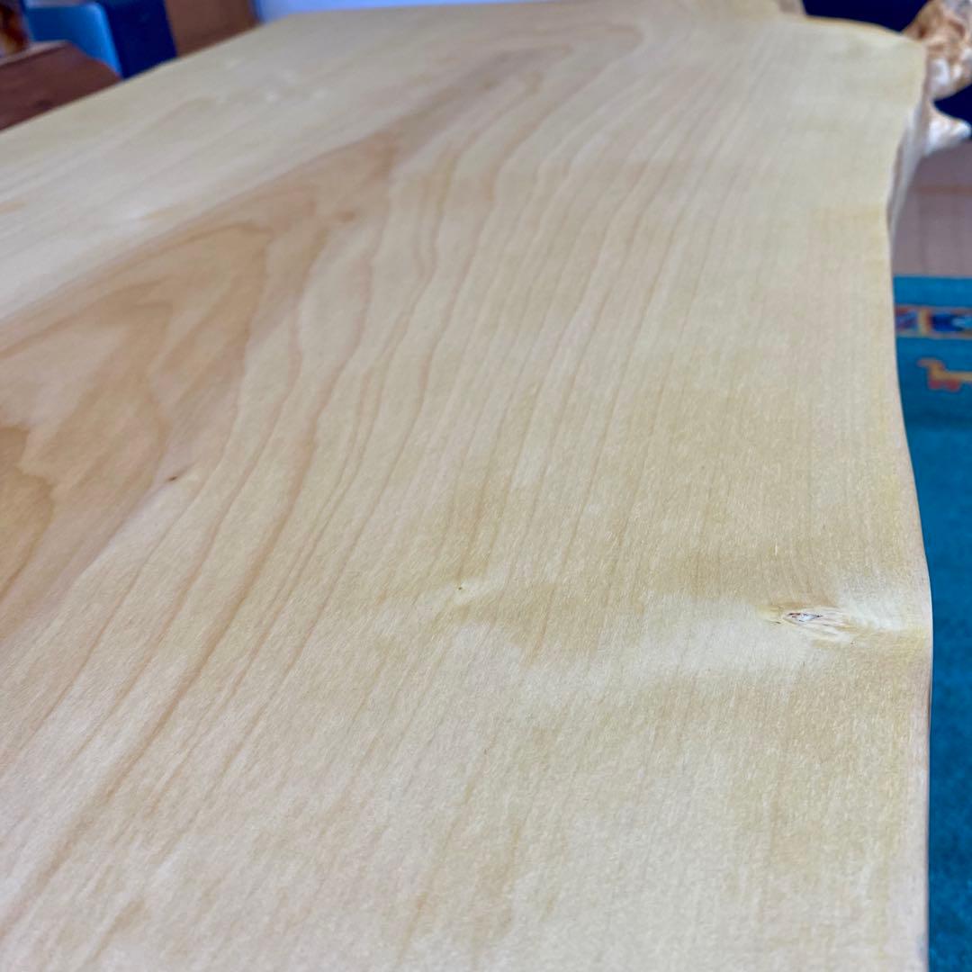天然木　イチョウ　銀杏　一枚板 テーブル　無垢　102