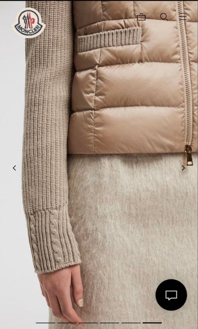 新品【Moncler】ニットカーディガン S