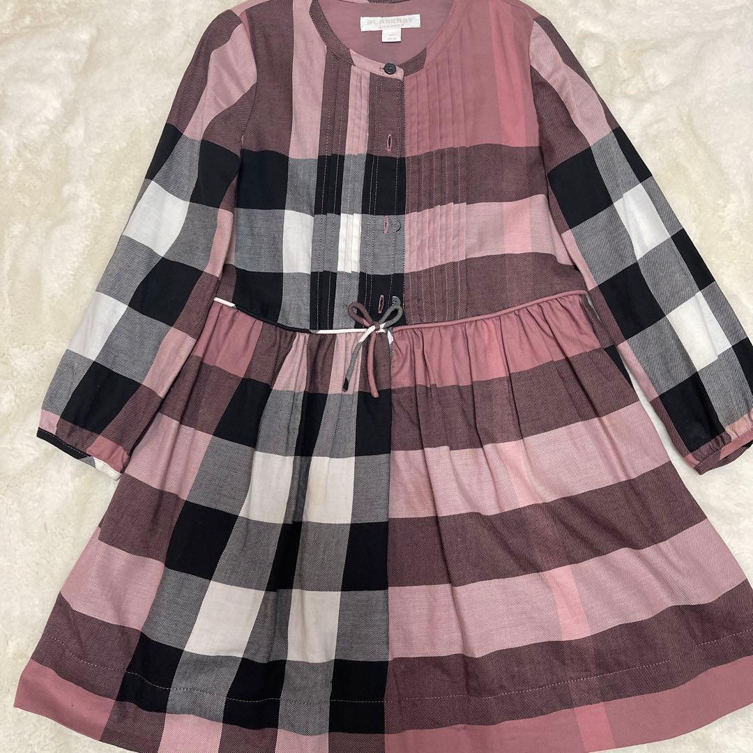 Burberry チェック柄 ワンピース6Y 110/60