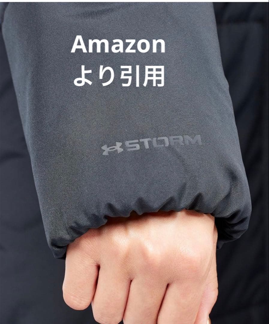 Under Armour フード付きロングコート M/M/M ネイビー