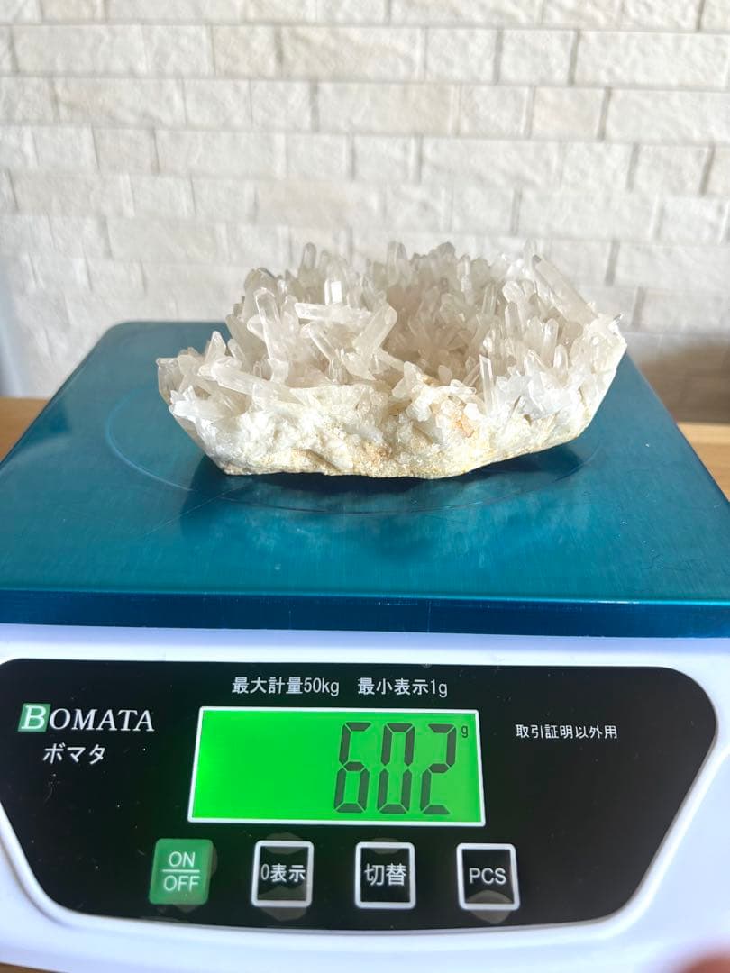 極上透明感✨600g超 水晶クラスター