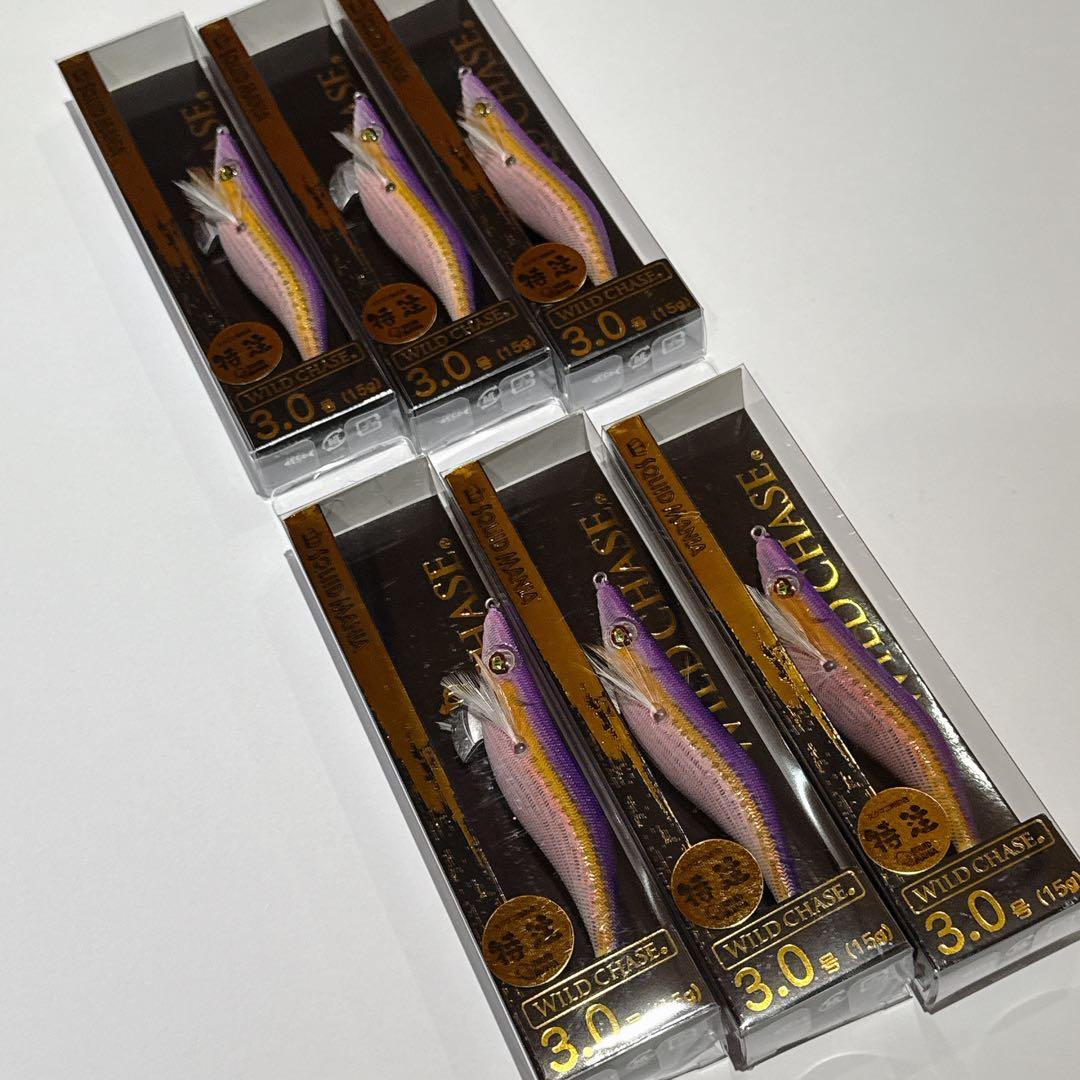 スクイッドマニア　ワイルドチェイス3.0号After dark6本セット